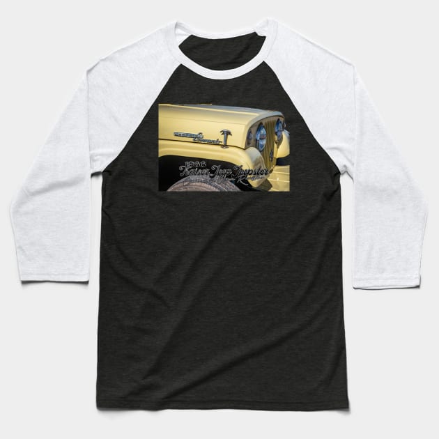 1966 Kaiser Jeep Jeepster Commando Open Roadster Baseball T-Shirt by Gestalt Imagery